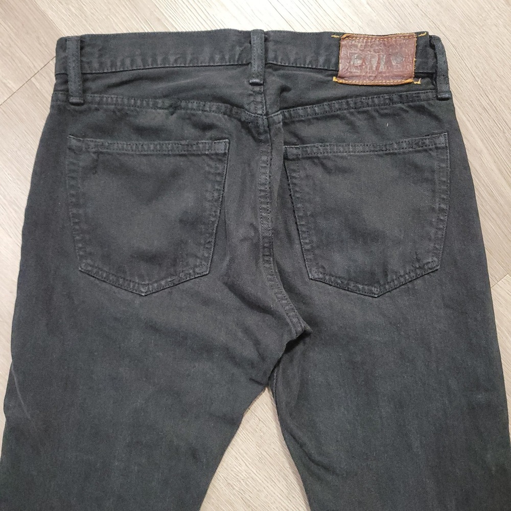 Vintage Polo Ralph Lauren Jeans Mens 30x30 Black Denim Straight Leg Y2K 90s